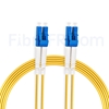 Image de 20m LC UPC vers LC UPC Duplex 2,0mm PVC (OFNR) OS2 Jarretière Optique Monomode