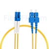 Image de 3m LC UPC vers SC UPC Duplex 2,0mm PVC (OFNR) OS2 Jarretière Optique Monomode