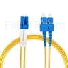 Image de 7m LC UPC vers SC UPC Duplex 2,0mm PVC (OFNR) OS2 Jarretière Optique Monomode