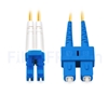 Image de 7m LC UPC vers SC UPC Duplex 2,0mm PVC (OFNR) OS2 Jarretière Optique Monomode