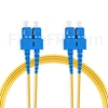 Image de 10m SC UPC vers SC UPC Duplex 2,0mm PVC (OFNR) OS2 Jarretière Optique Monomode