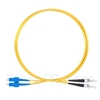 Image de 1m SC UPC vers ST UPC Duplex 2,0mm PVC (OFNR) OS2 Jarretière Optique Monomode