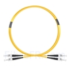 Image de 2m ST UPC vers ST UPC Duplex 2,0mm PVC (OFNR) OS2 Jarretière Optique Monomode