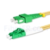 Image de 1m LC APC vers SC APC Duplex 2,0mm PVC (OFNR) OS2 Jarretière Optique Monomode