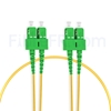 Image de 1m SC APC vers SC APC Duplex 2,0mm PVC (OFNR) OS2 Jarretière Optique Monomode