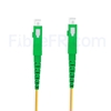 Image de 1m SC APC vers SC APC Duplex 2,0mm PVC (OFNR) OS2 Jarretière Optique Monomode