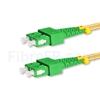 Image de 1m SC APC vers SC APC Duplex 2,0mm PVC (OFNR) OS2 Jarretière Optique Monomode