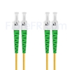 Image de 1m ST APC vers ST APC Duplex 2,0mm PVC (OFNR) OS2 Jarretière Optique Monomode