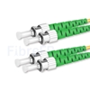 Image de 1m ST APC vers ST APC Duplex 2,0mm PVC (OFNR) OS2 Jarretière Optique Monomode