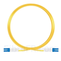 Image de 10m LC UPC vers LC UPC Duplex OS2 OFNP 2,0mm Jarretière Optique Monomode
