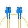 Image de 1m SC UPC vers SC UPC Duplex 2,0mm LSZH OS2 Jarretière Optique Monomode