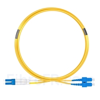 5m LC UPC vers SC UPC Duplex 2,0mm OFNP OS2 Jarretière Optique Monomode