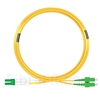 Image de 15m LC APC vers SC APC Duplex 3,0mm PVC (OFNR) 9/125 Jarretière Optique Monomode