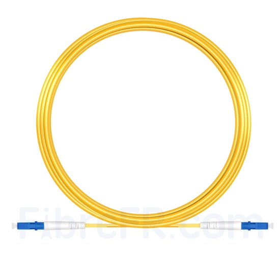 Image de 15m LC UPC vers LC UPC Simplex OS2 PVC (OFNR) 2,0mm Jarretière Optique Monomode