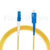 Image de 15m LC UPC vers SC UPC Simplex 2,0mm PVC (OFNR) OS2 Jarretière Optique Monomode