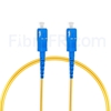 Image de 2m SC UPC vers SC UPC Simplex 2,0mm PVC (OFNR) OS2 Jarretière Optique Monomode