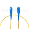 Image de 1m SC UPC vers SC UPC Simplex 2,0mm PVC (OFNR) OS2 Jarretière Optique Monomode