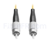 Image de 1m FC UPC vers FC UPC Simplex 2,0mm PVC (OFNR) OS2 Jarretière Optique Monomode