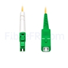 Image de 2m LC APC vers SC APC Simplex 2,0mm PVC (OFNR) OS2 Jarretière Optique Monomode