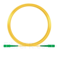 Image de 15m SC APC vers SC APC Simplex 2,0mm PVC (OFNR) OS2 Jarretière Optique Monomode
