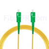 Image de 15m SC APC vers SC APC Simplex 2,0mm PVC (OFNR) OS2 Jarretière Optique Monomode