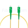 Image de 1m SC APC vers SC APC Simplex 2,0mm LSZH OS2 Jarretière Optique Monomode