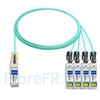 Image de 5m Juniper Networks JNP-100G-4X25G-5M Compatible Câble Optique Actif Breakout QSFP28 100G vers 4 x SFP28