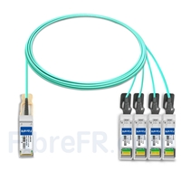 5m Dell CBL-QSFP-4X10G-AOC5M Compatible Câble Optique Actif Breakout QSFP+ 40G vers 4 x SFP+