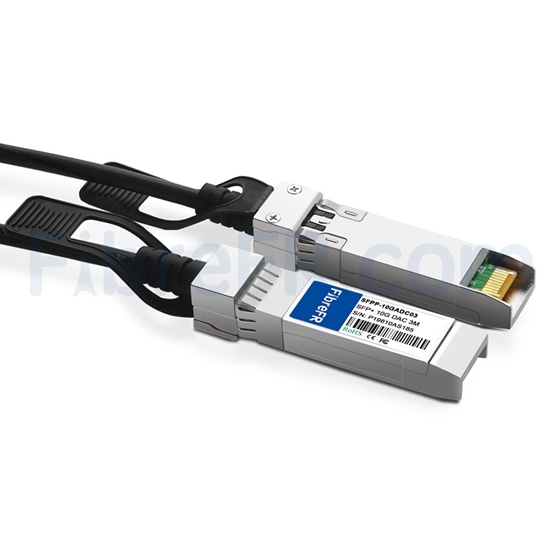 Image de 3m Arista Networks CAB-SFP-SFP-3M Compatible Câble à Attache Directe Twinax en Cuivre Actif 10G SFP+