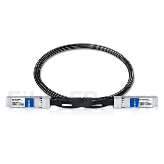 Image de 2,5m Cisco SFP-H10GB-CU2-5M Compatible Câble à Attache Directe Twinax en Cuivre Passif 10G SFP+