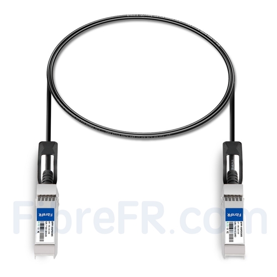 Image de 0,5m Cisco SFP-H10GB-CU50CM Compatible Câble à Attache Directe Twinax en Cuivre Passif 10G SFP+