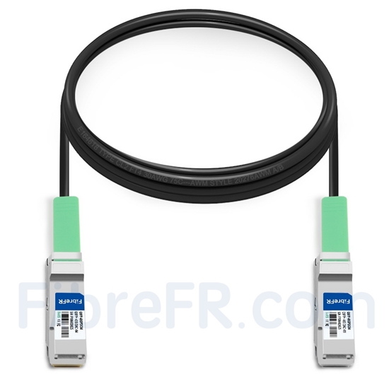 Image de 4m Arista Networks CAB-Q-Q-4M Compatible Câble à Attache Directe en Cuivre Passif 40G QSFP+