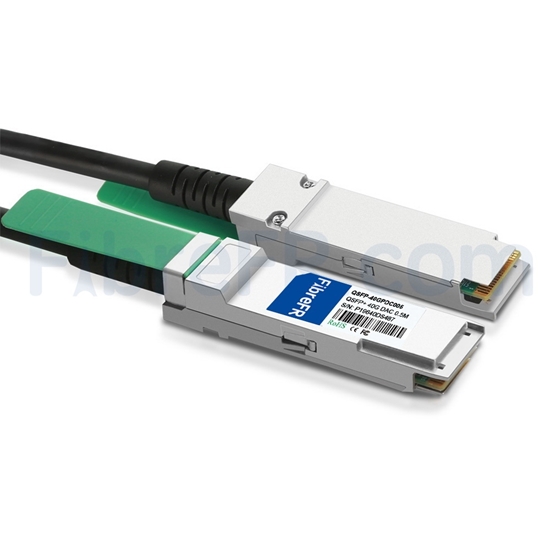 Image de 0,5m Avaya Nortel AA1404037-E6 Compatible Câble à Attache Directe en Cuivre Passif 40G QSFP+
