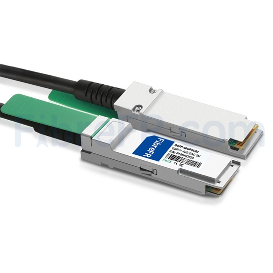 Image de 2m Cisco QSFP-H40G-CU2M Compatible Câble à Attache Directe en Cuivre Passif 40G QSFP+