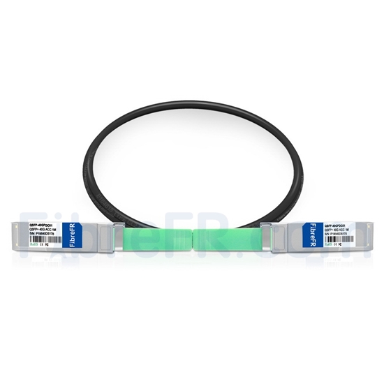 Image de 1m Dell (DE) Networking 332-1662 Compatible Câble à Attache Directe en Cuivre Passif 40G QSFP+