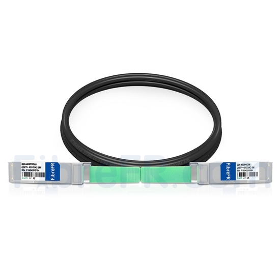 Image de 5m IBM BN-QS-QS-CBL-5M Compatible Câble à Attache Directe en Cuivre Passif 40G QSFP+