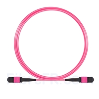 3m Senko MPO Femelle 12 Fibres OM4 (OM3) 50/125 Câble Trunk Multimode, Type B, Élite, LSZH, Magenta