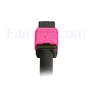 Image de 3m Senko MPO Femelle 12 Fibres OM4 (OM3) 50/125 Câble Trunk Multimode, Type B, Élite, LSZH, Magenta