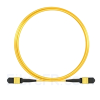 5m Senko MPO Femelle 12 Fibres OS2 9/125 Câble Trunk Monomode, Type A, Élite, LSZH, Jaune