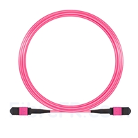 10m Senko MPO Femelle 12 Fibres OM4 (OM3) 50/125 Câble Trunk Multimode, Type A, Élite, LSZH, Magenta
