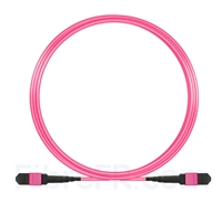 5m MTP-MTP Câble Femelle 12 Fibres OM4 (OM3) 50/125 Multimode, Type A, Élite, Plénum (OFNP), Magenta
