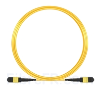 10m MTP-MTP Patch Cable Femelle 12 Fibres OS2 9/125 Monomode, Type B, Élite, Plénum (OFNP), Jaune