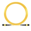 Image de 15m MTP-MTP Câble Femelle 12 Fibres OS2 9/125 Monomode, Type A, Plénum (OFNP), Élite, Jaune