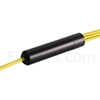 Image de 10m MTP Femelle vers 4 LC UPC Duplex 8 Fibres OS2 9/125 Câble Breakout Monomode, Type B, Élite, Plénum (OFNP), Jaune