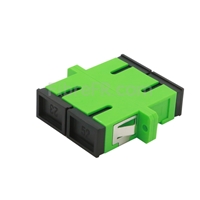 Image de Adaptateur à Fibre Optique/Manchon d'Accouplement SC/APC vers SC/APC Duplex Monomode avec Bride