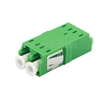 Image de Adaptateur à Fibre Optique/Manchon d'Accouplement Plastique LC/APC vers LC/APC, Type SC Monomode Duplex avec Bride
