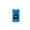 Image de Adaptateur à Fibre Optique/Manchon d'Accouplement Plastique LC/UPC vers LC/UPC 10G OM3 Simplex Multimode sans Bride, Aqua