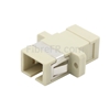 Image de Adaptateur à Fibre Optique/Manchon d'Accouplement Plastique SC/UPC vers SC/UPC Multimode OM1/OM2 Simplex avec Bride