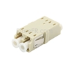 Image de Adaptateur à Fibre Optique/Manchon d'Accouplement Plastique LC/UPC vers LC/UPC, Type SC Multimode OM1/OM2 Duplex avec Bride
