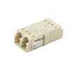 Image de Adaptateur à Fibre Optique/Manchon d'Accouplement Plastique LC/UPC vers LC/UPC, Type SC Multimode OM1/OM2 Duplex avec Bride